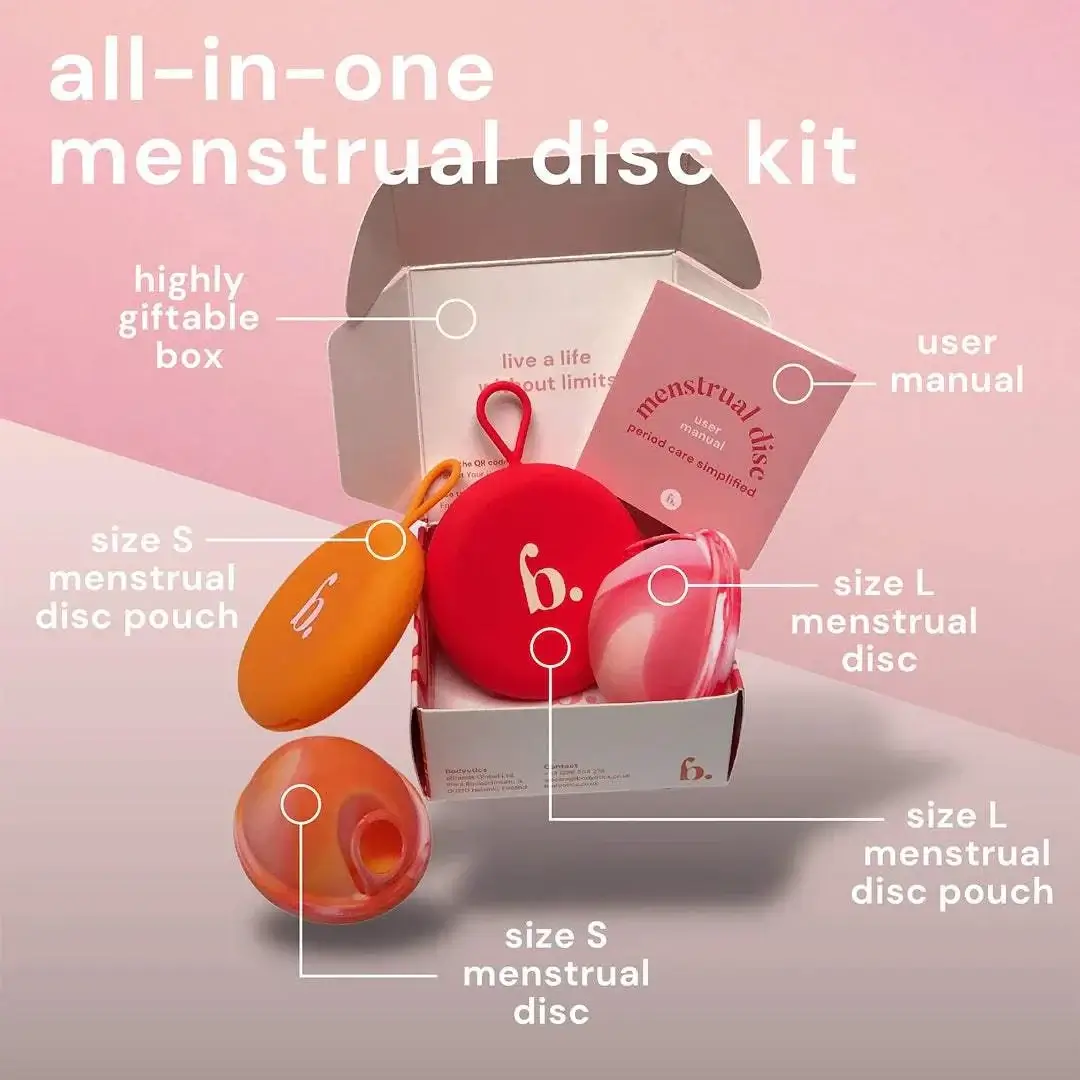 Menstrual Discs with Ring