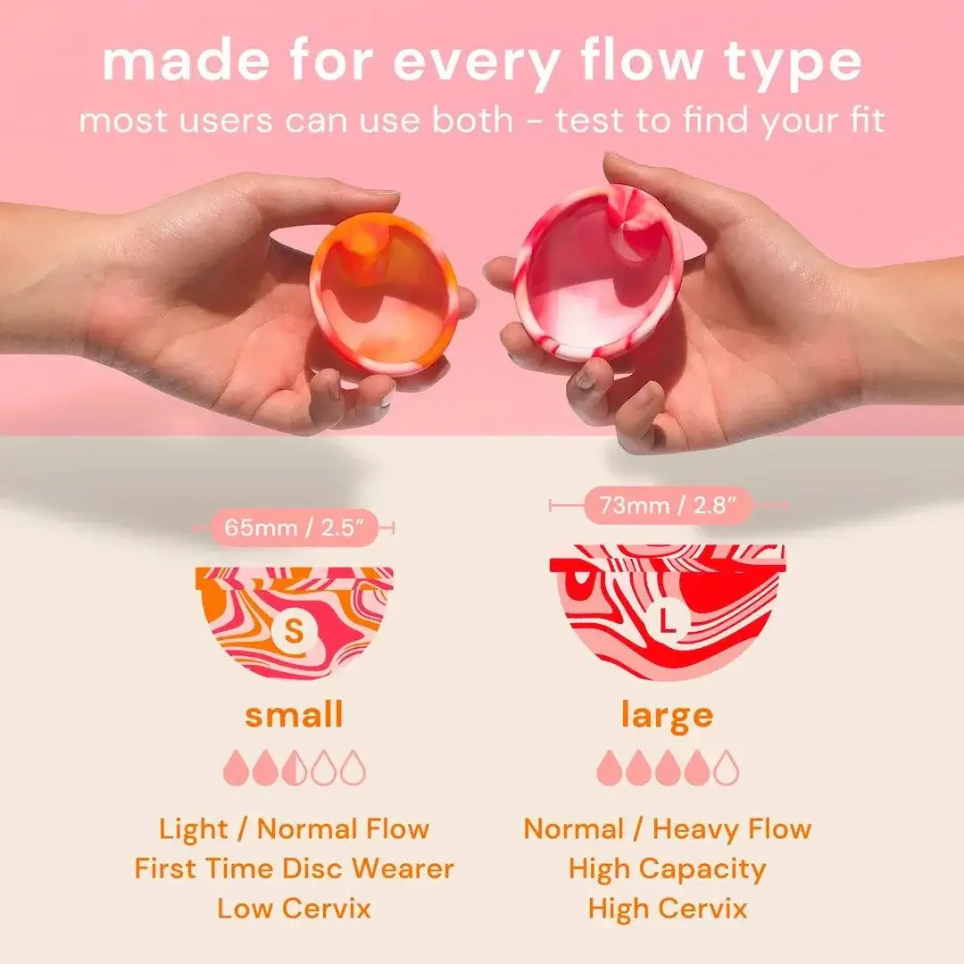 Menstrual Discs with Ring