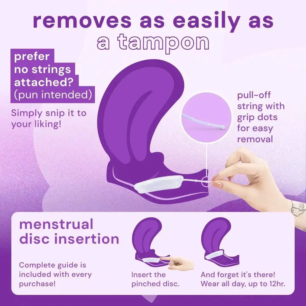 Menstrual Discs with String
