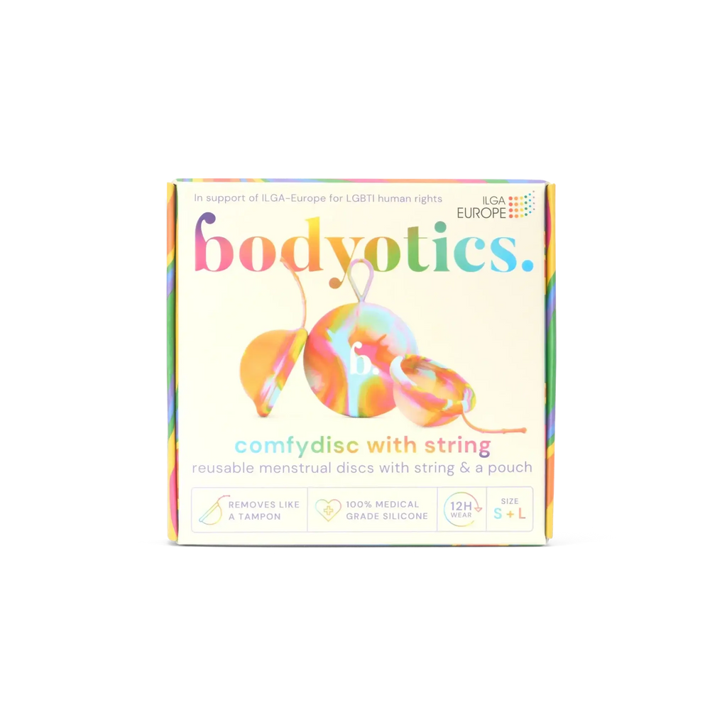 Menstrual Discs with String | Rainbow Edition