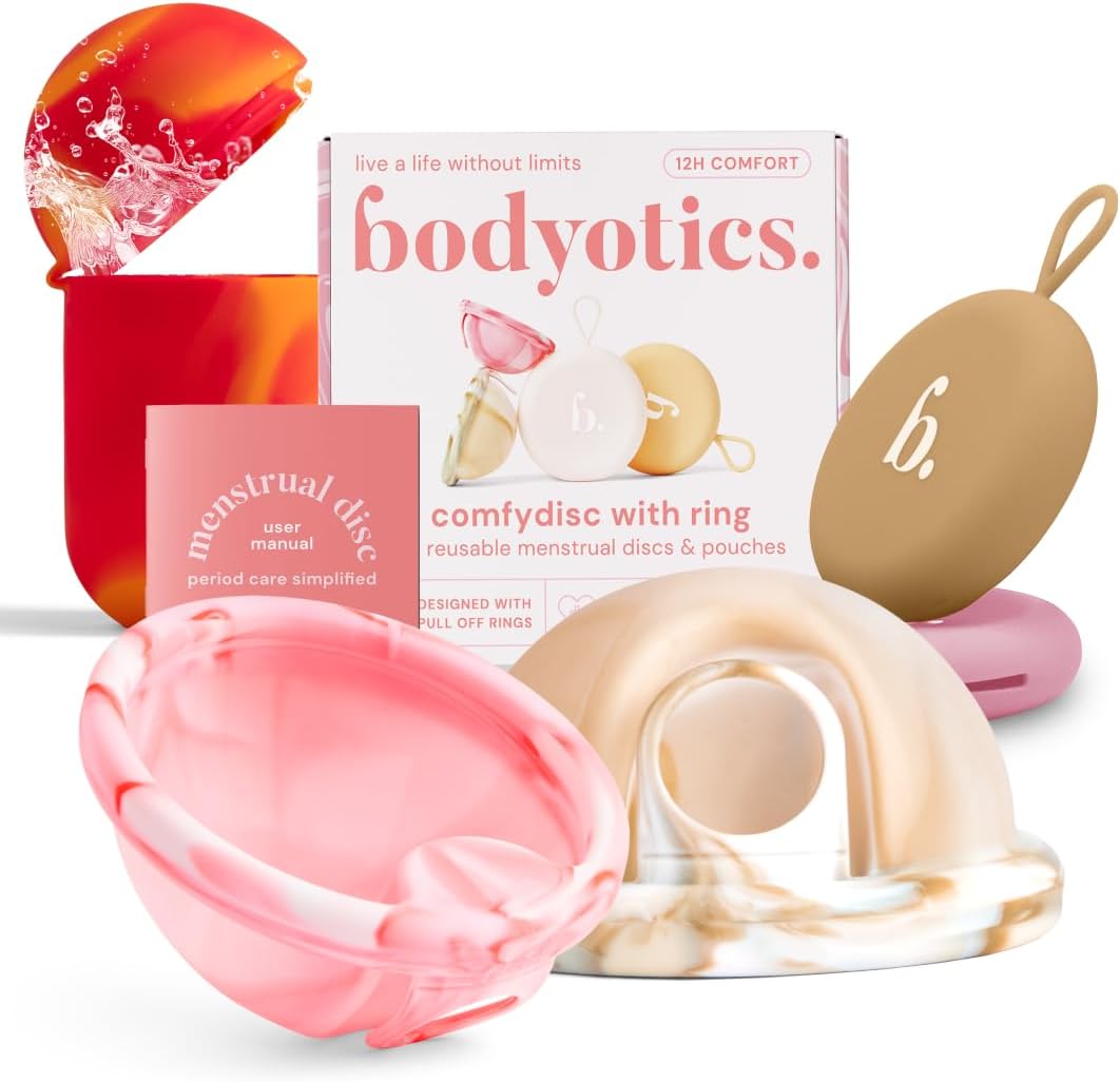 Menstrual Discs with Ring & Steriliser Case Bundle